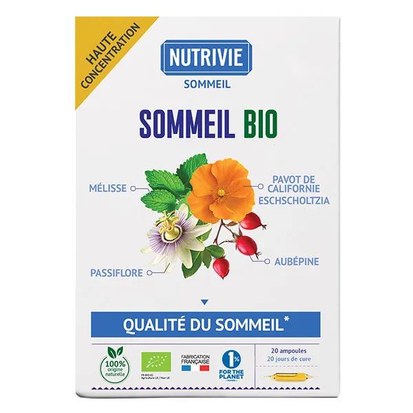Nutrivie Complexe Sommeil Bio 20 ampoules