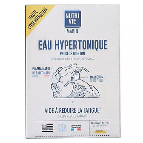 Nutrivie Hypertones Quinton Wasser Ampullen 10ml