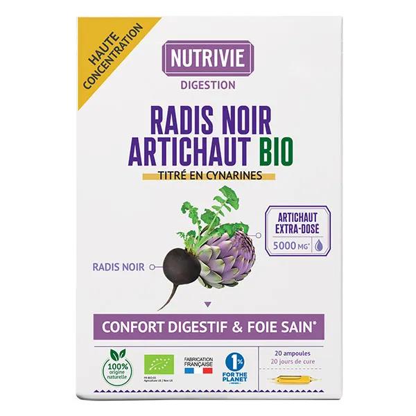 Nutrivie Radis Noir Artichaut Bio 20 ampoules