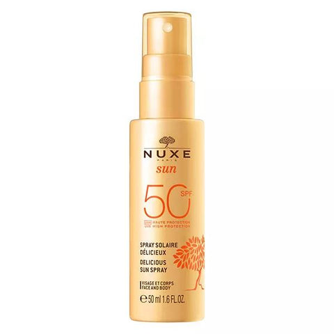 Nuxe Sun Spray Solaire Délicieux haute protection SPF50 visage et corps 50 ml