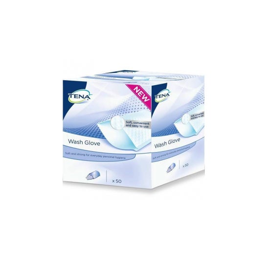 Tena Gant de lavage (50 pièces)
