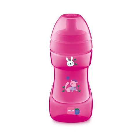 MAM Sports Cup gobelet sport rose 330 ml avec bouchon sportif (dès 12 mois)