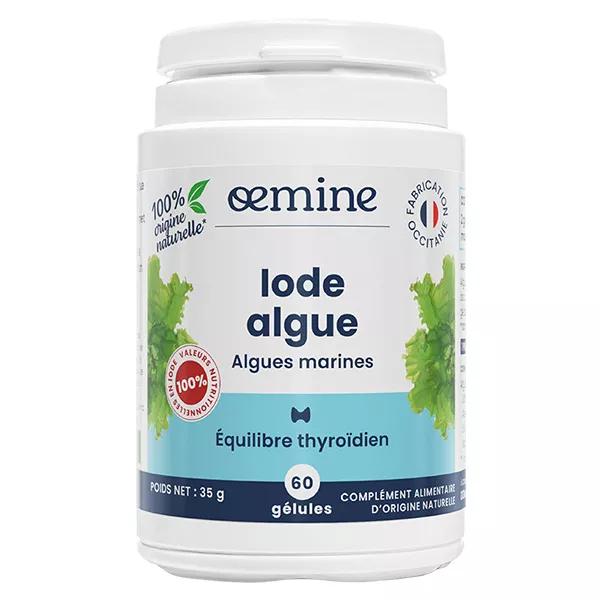 Oemine Iode Algue Équilibre Thyroïdien 60 gélules