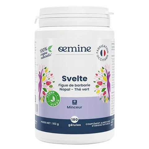 Oemine Svelte Kaktusfeige Nopal und Grüner Tee Schlankheit 180 Kapseln