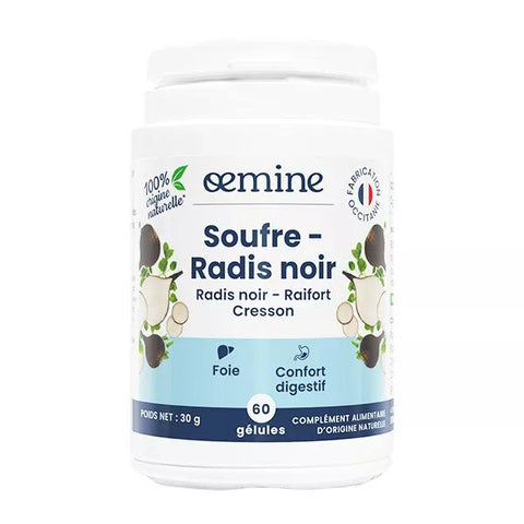 Oemine Soufre Radis Noir 60 Kapseln