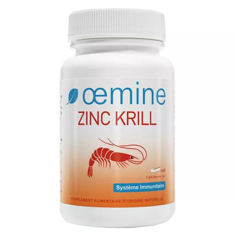 Oemine Zink Krill 60 Kapseln