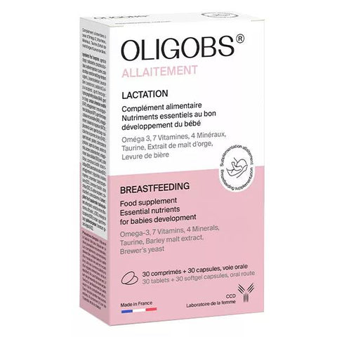 Oligobs Breastfeeding Omega 3 30 tablets plus 30 capsules