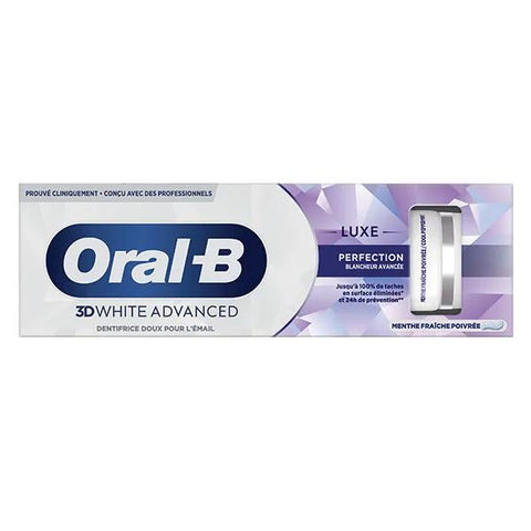 Oral-B Dentifrice Blancheur 3D White Luxe Perfection 75ml