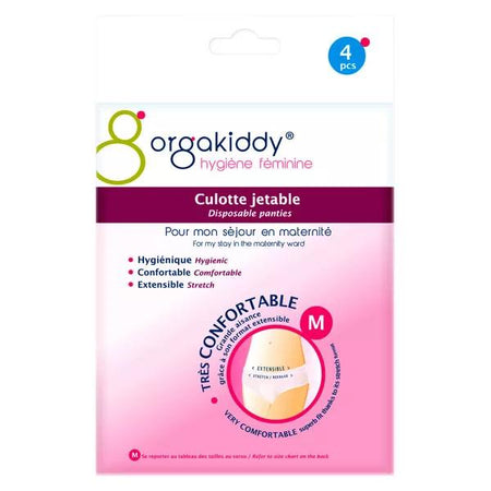 Orgakiddy Hygiène Féminine Culotte Jetable Taille M 4 unités