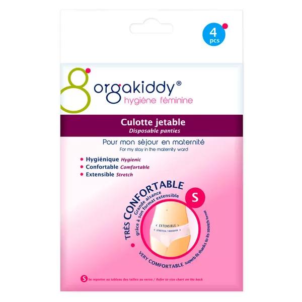 Orgakiddy Hygiène Féminine Culotte Jetable Taille S 4 unités