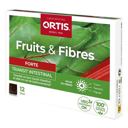 Ortis Transit Intestinal Fruits & Fibres Forte 12 cubes