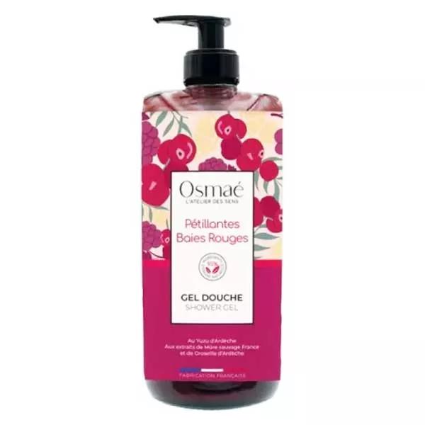 Osmaé Gel Douche Surgras Pétillantes Baies Rouges 1L