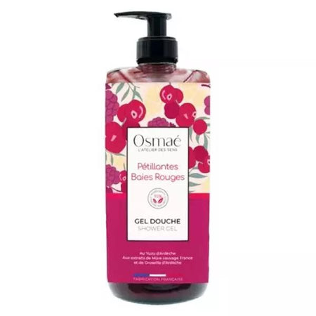 Osmaé Gel Douche Surgras Pétillantes Baies Rouges 1L