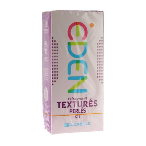 Eden Préservatifs Masculins Texturés Perlés (12 unités)