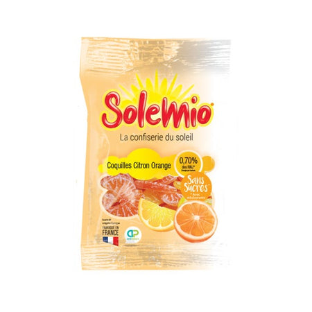 Solemio Bonbon Orange Citron Sans Sucre Bio (80 g)