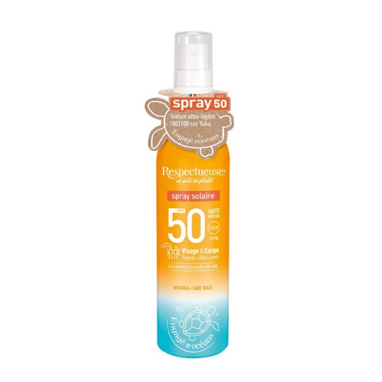 Respectueuse Spray Solaire SPF50 Visage & Corps 100ml