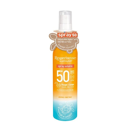 Respectueuse Spray Solaire SPF50 Visage & Corps 100ml