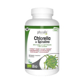 Physalis Chlorella + Spirulina (500 comprimés)