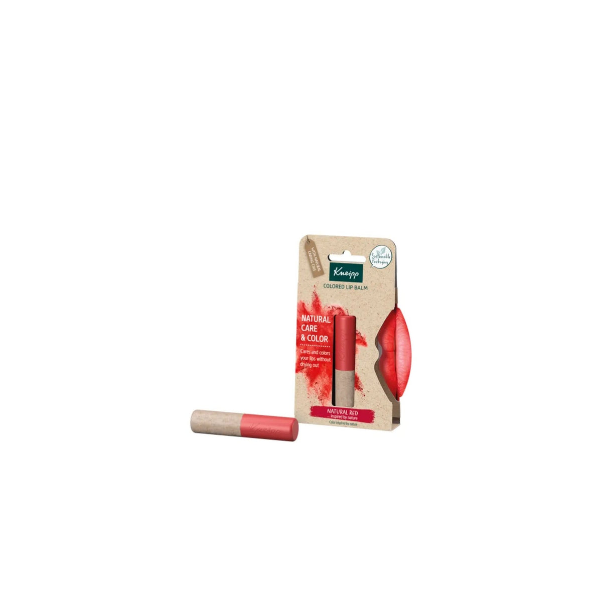 Kneipp Baume à lèvres naturel rouge (3,5 g)