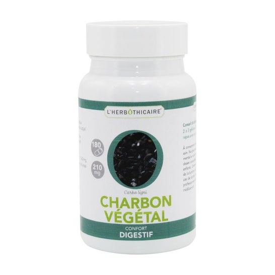 L'Herbothicaire Charbon Végétal 210 mg (180 gélules)