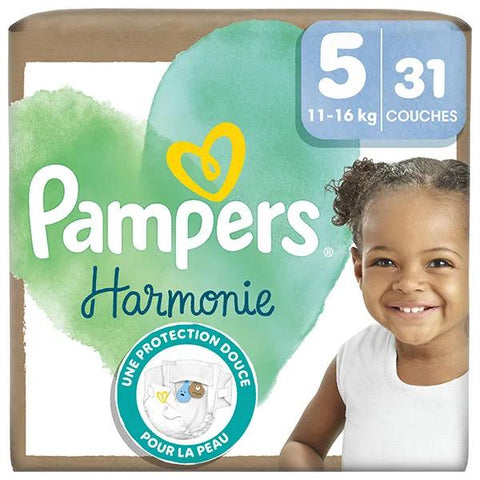 Pampers Harmonie Windeln Gr. 5 (11-16 kg) mit recycelbarer Papierverpackung