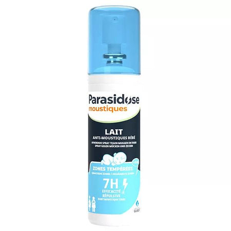 Parasidose Lait Anti-Moustiques Bébé +0m Spray 100ml