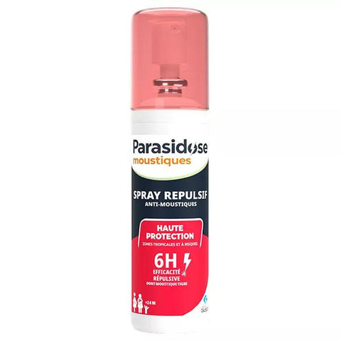 Parasidose Mosquitoes Body Protection Repellent Tropical Zones 100ml