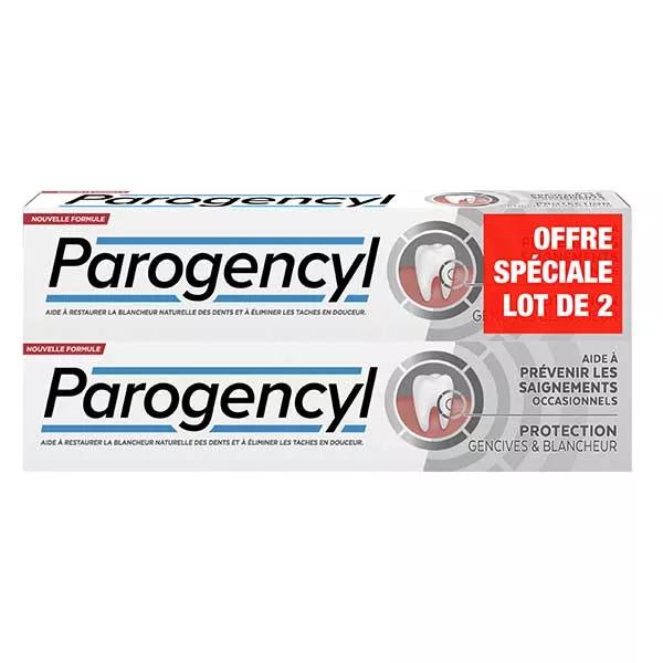 Parogencyl Dentifrice Prévention Gencives Blancheur Lot de 2 x 75ml