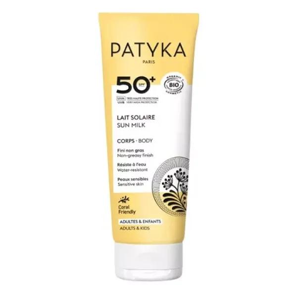 Patyka Solaire Lait Corps SPF 50+ Bio 100ml