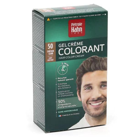 Petrole Hahn Crème Colorante Douce Sans Ammoniaque n°50 Châtain Clair
