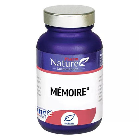 Pharm Nature Micronutrition Mémoire 60 gélules