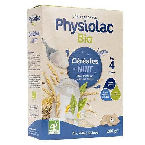 Physiolac Bio Getreidebrei Nacht 4M+ 200g
