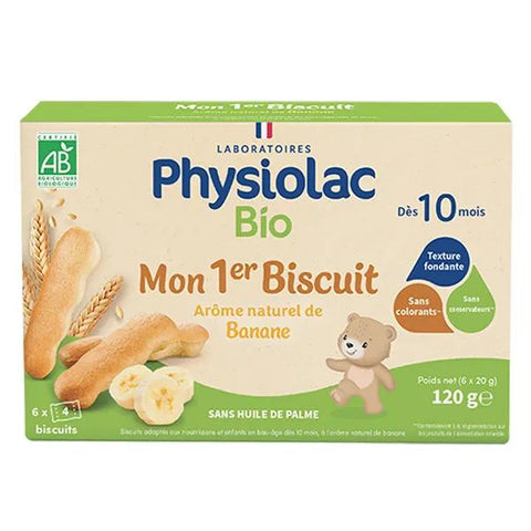 Physiolac Bio Mon 1er Biscuit +10m (4 sachets)