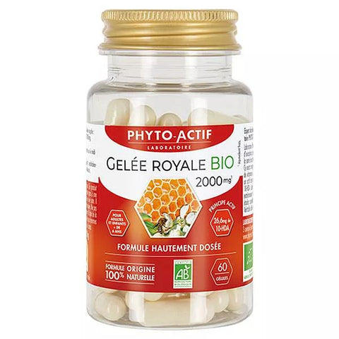 Phyto-Actif Vitality Organic Royal Jelly 2000mg 60 capsules