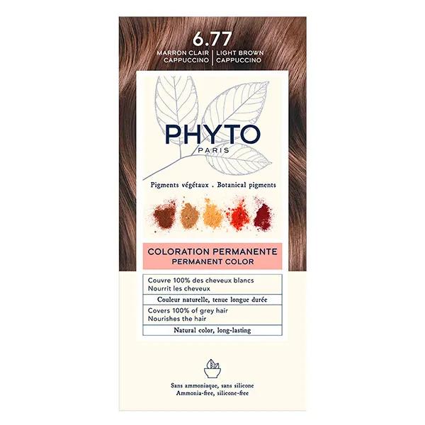 Phyto PhytoColor Coloration Permanente N°6.77 Marron Clair Cappuccino