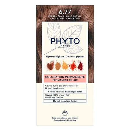 Phyto PhytoColor Coloration Permanente N°6.77 Marron Clair Cappuccino