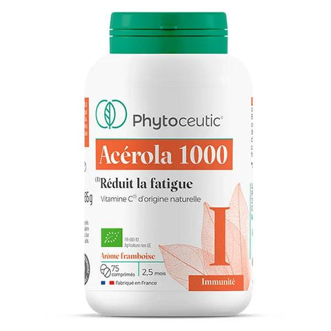 Phytoceutic Organic Acerola 1000mg 75 tablets
