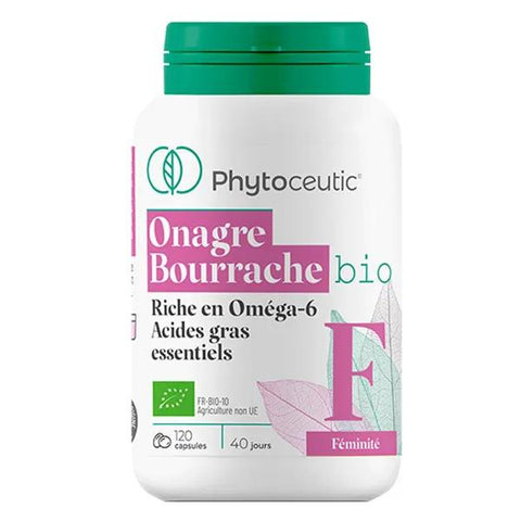 Phytoceutic Organic Evening Primrose and Borage Oil Duo 120 capsules