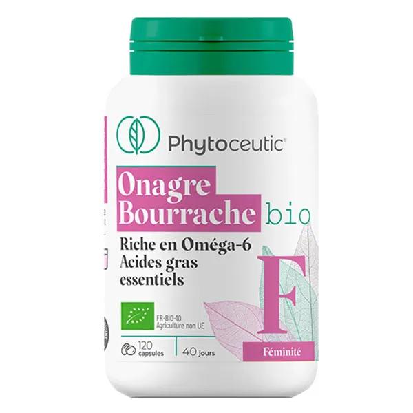 Phytoceutic Huile Duo Onagre et Bourrache Bio 120 capsules