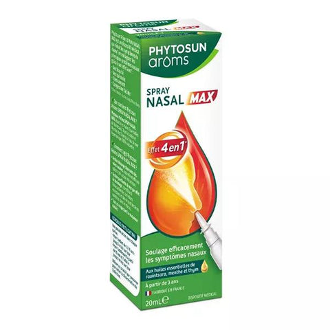 Phytosun Arôms Nasenspray Max 4in1 mit ätherischen Ölen 20ml