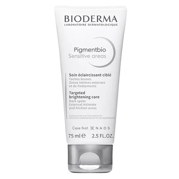 Bioderma Pigmentbio Sensitive Areas, crème éclairsissante anti taches visage et corps 75ml