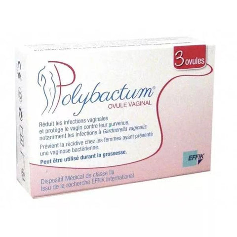 Polybactum Vaginalzäpfchen Packung mit 3 Ovula