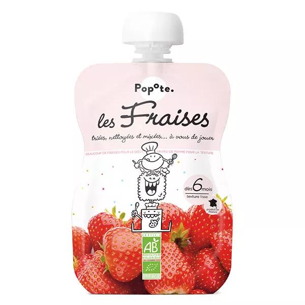 Popote Les Fruits Gourde Fraise +6mois Bio 120g