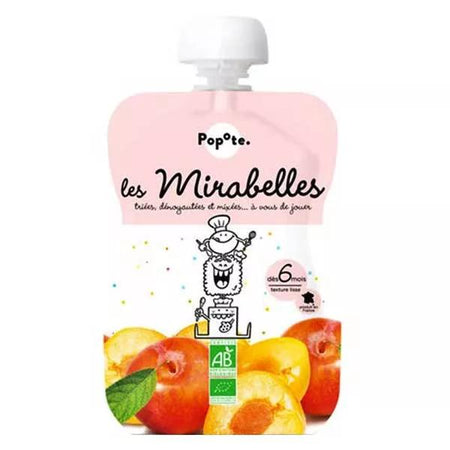 Popote Les Fruits gourde mirabelle +6 mois bio (120 g)