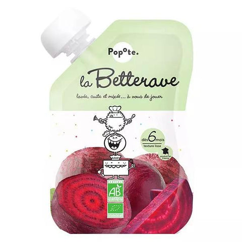 Popote Gemüse Trinkbeutel Rote Bete +6 Monate Bio 120g