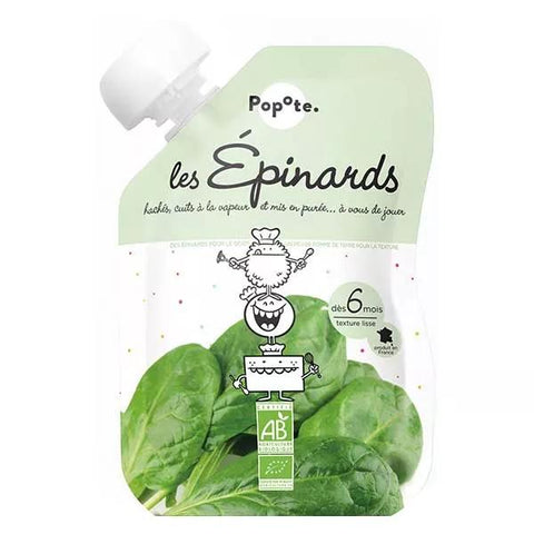 Quetschbeutel Kürbis-Spinat +6 Monate Bio 120g