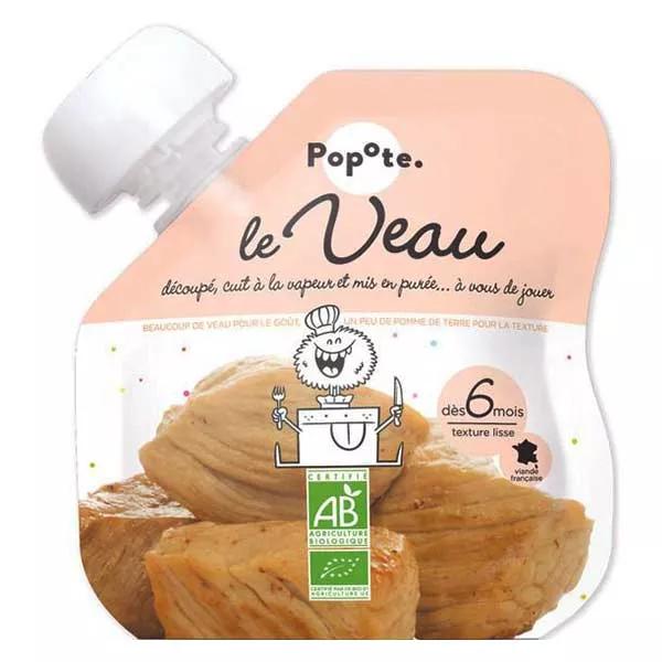 Popote Les Viandes Gourde Veau +6mois Bio (60 g)