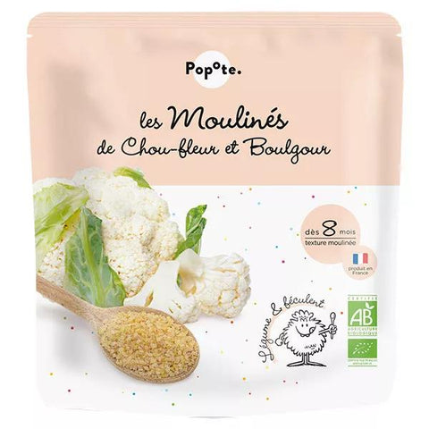Popote les Moulinés chou-fleur boulgour +8 mois bio (180 g)