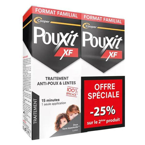 Pouxit XF Läuse- und Nissenlotion 100% wirksam, 2x 200ml Doppelpack