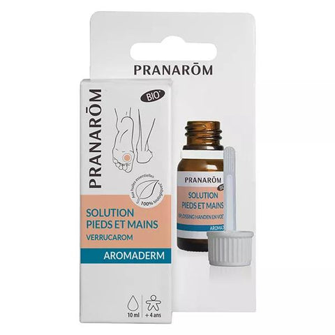 Pranarom Aromaderm Verrucarom Lösung Füße und Hände Bio 10ml